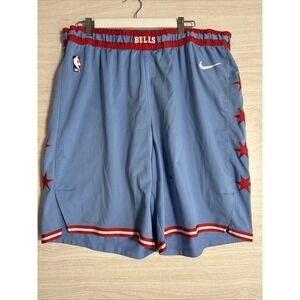 Nike NBA Chicago Bulls City Edition Swingman Shorts Sz 46